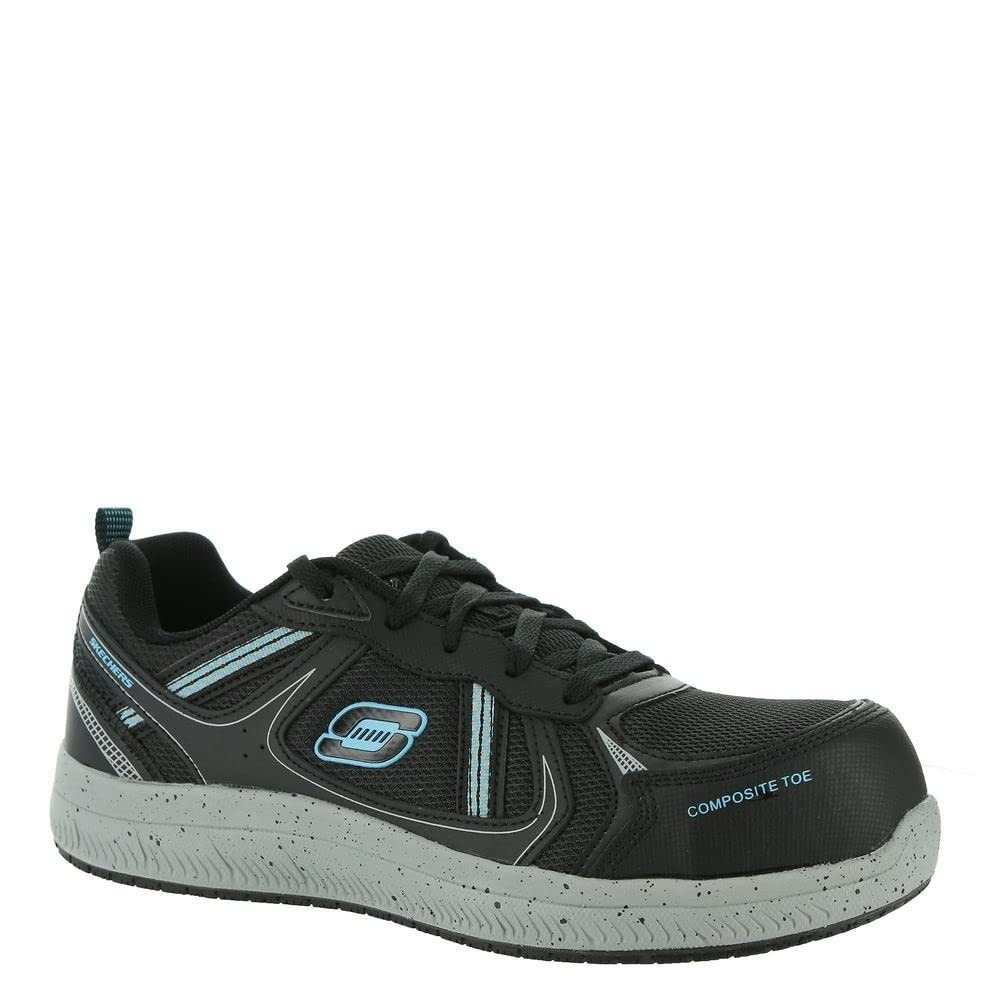 Skechers Work Summits SR108077 Work Shoe Women's Oxford 8.5 BM US Black Mint